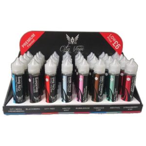 City Vape Shortfill Retail Display Kit (50VG-50PG) - 32 Pieces